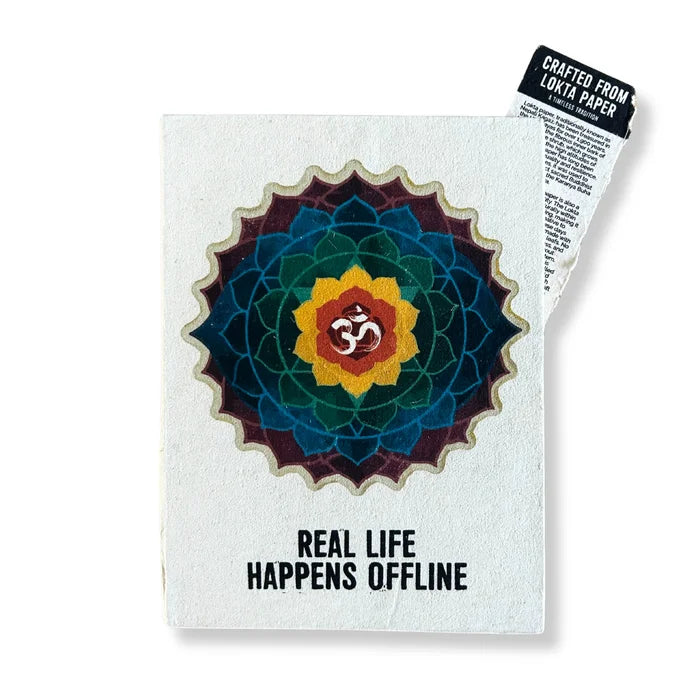 Quadern Gran Paper Lokta - Vida Real - 45 Fulles - 21 x 15 (cm)