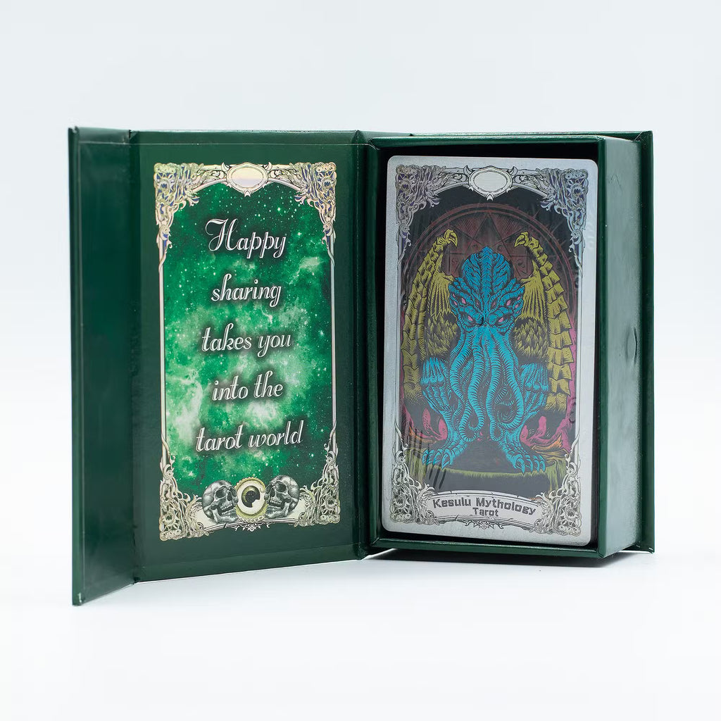 Juego de cartas de Tarot con foil - Mitología Kesulu + folleto